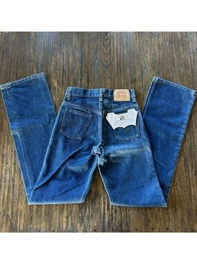 Levi's NWT Rare VTG 70s Deadstock Dura Plus  Saddleman Jeans Womens 24" x 33" XS